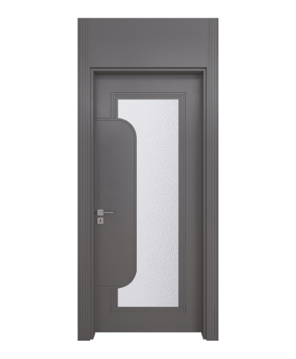 BY-4037V  Porte intérieure laqué Vitrée